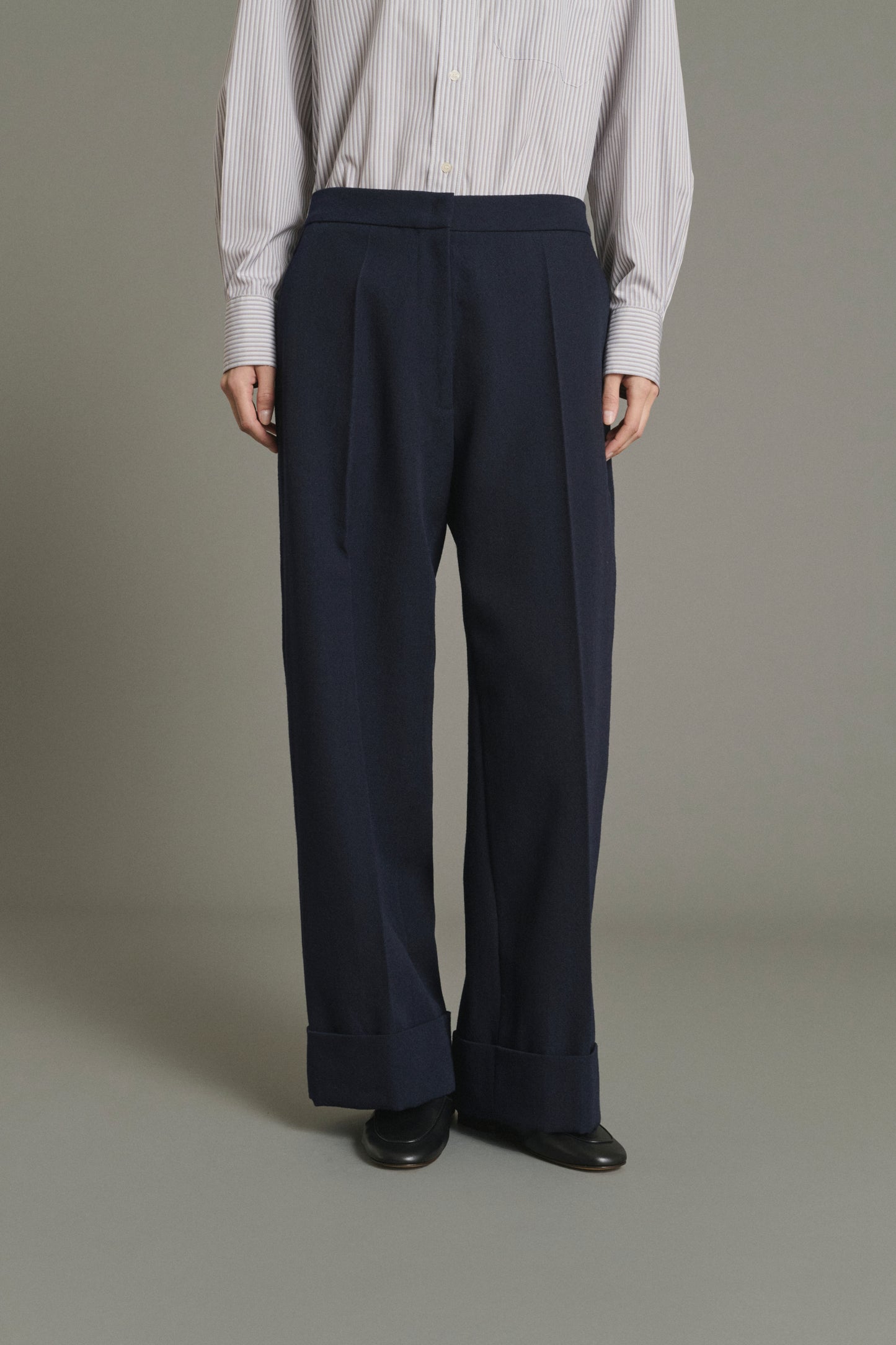 Pantalon Kobe - Navy - Laine - Femme