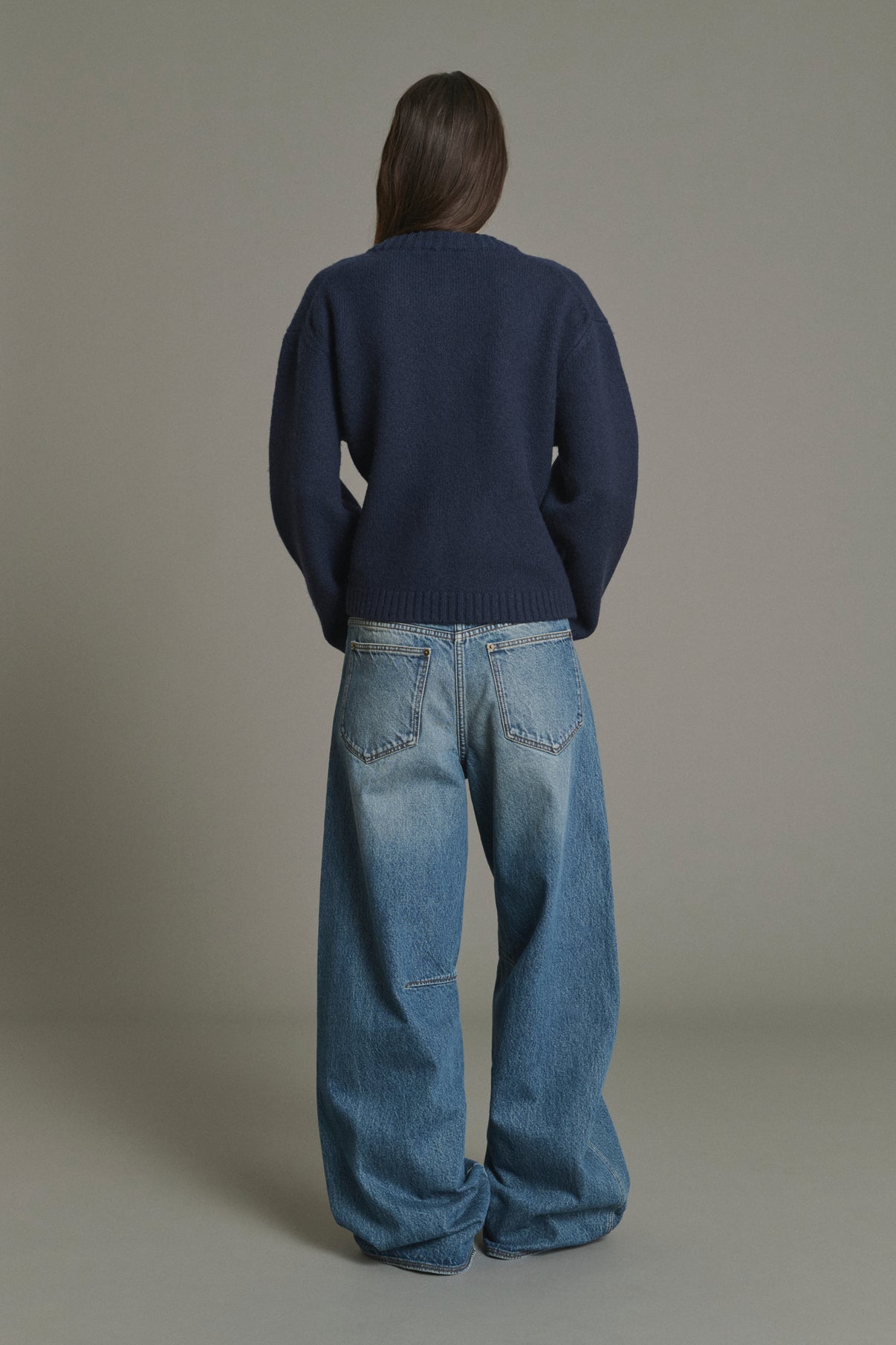 Cardigan Galileo - Navy - Laine Mérinos - Femme vue 3