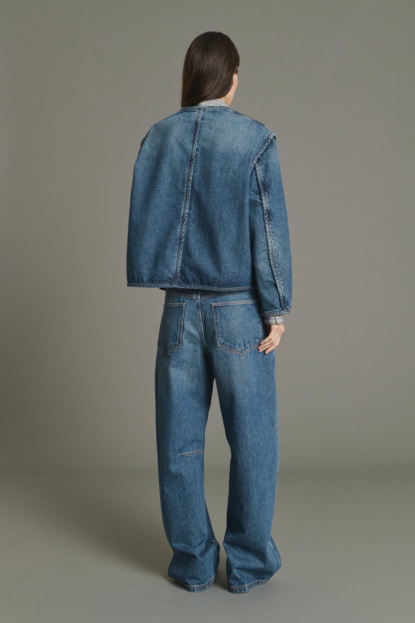 Jean Eliott - Bleu Denim Ample Femme - Soeur