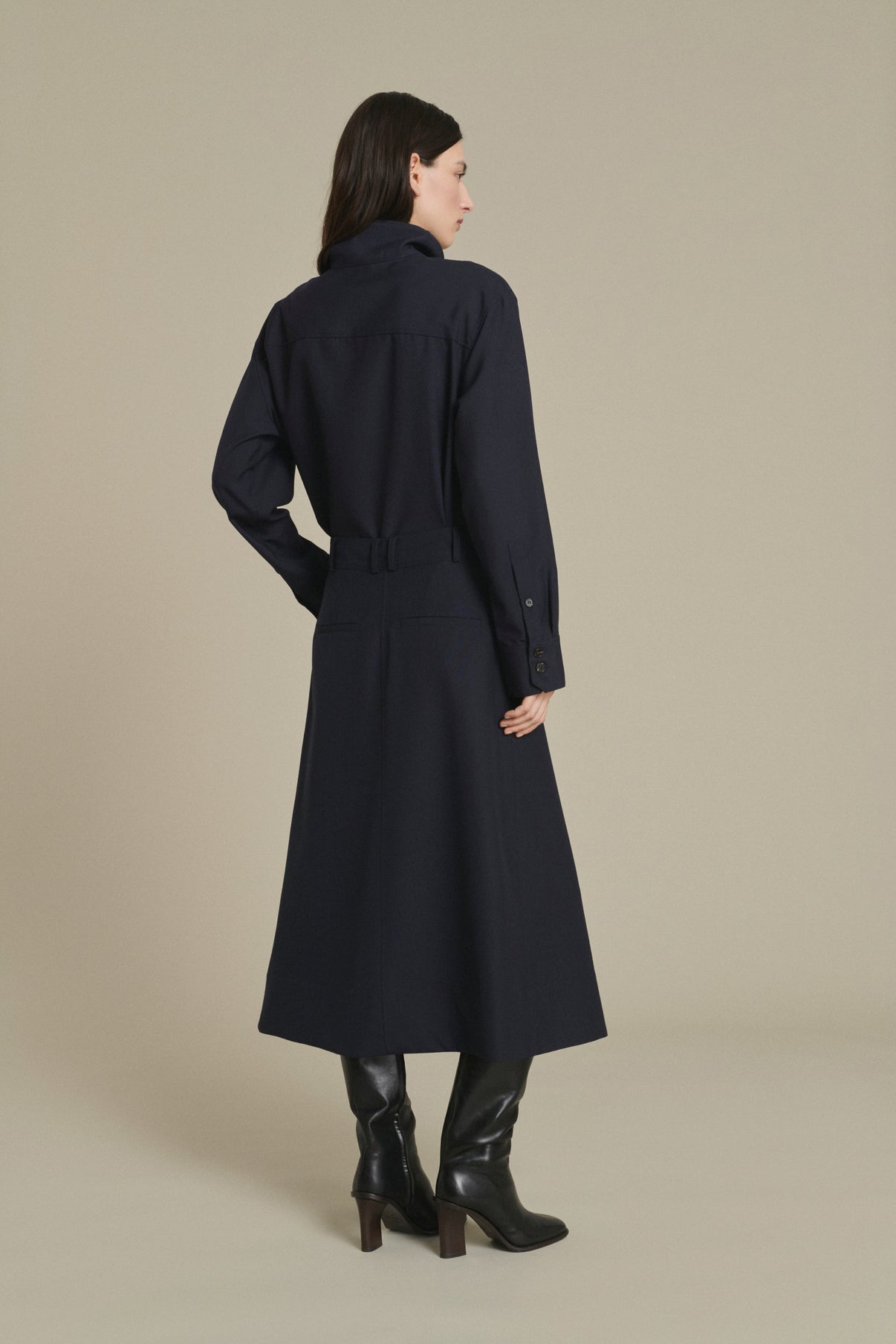 Jupe Varna - Bleu Nuit - Femme vue 2