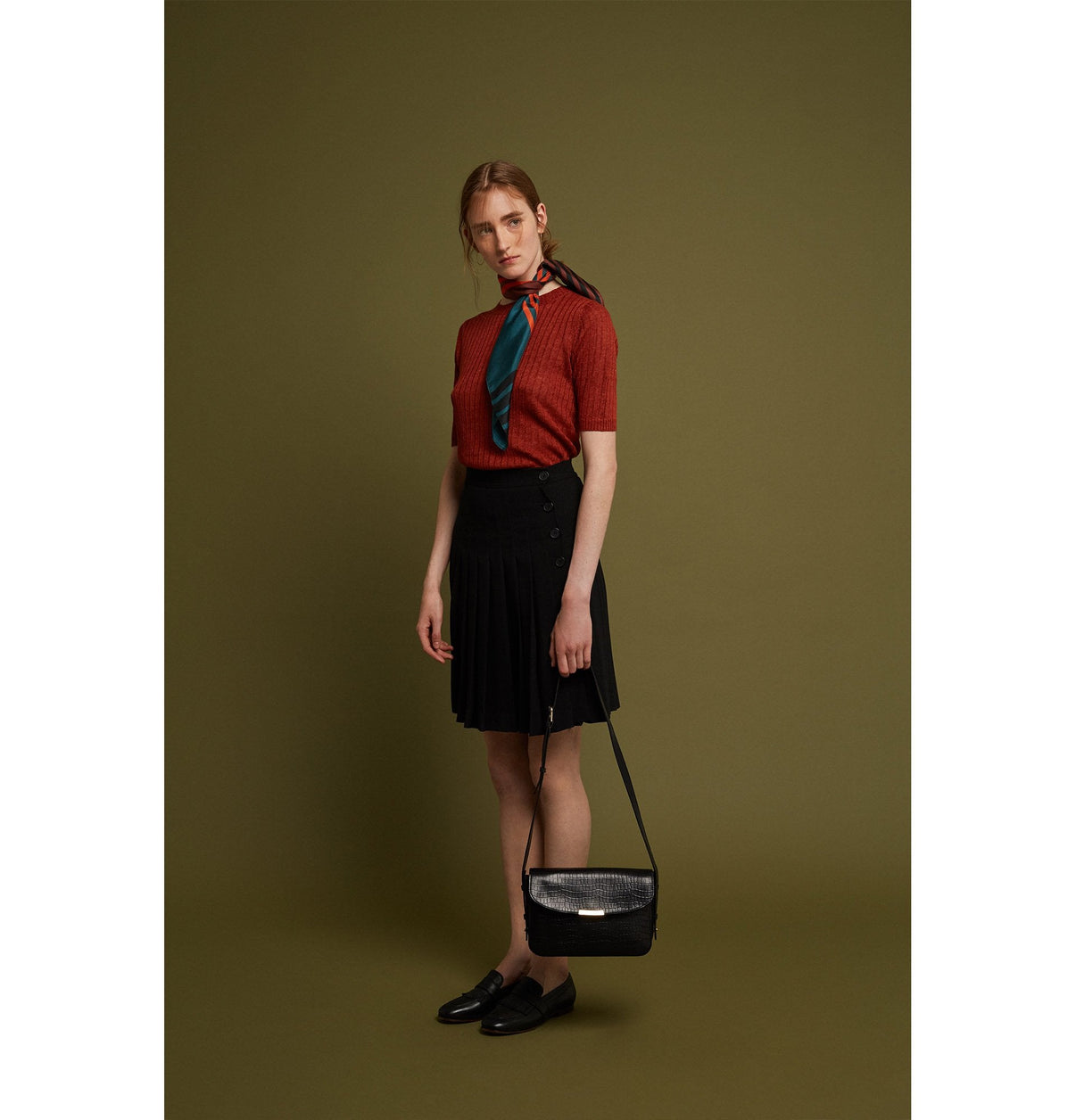 Pull DELON ROUGE vue 12