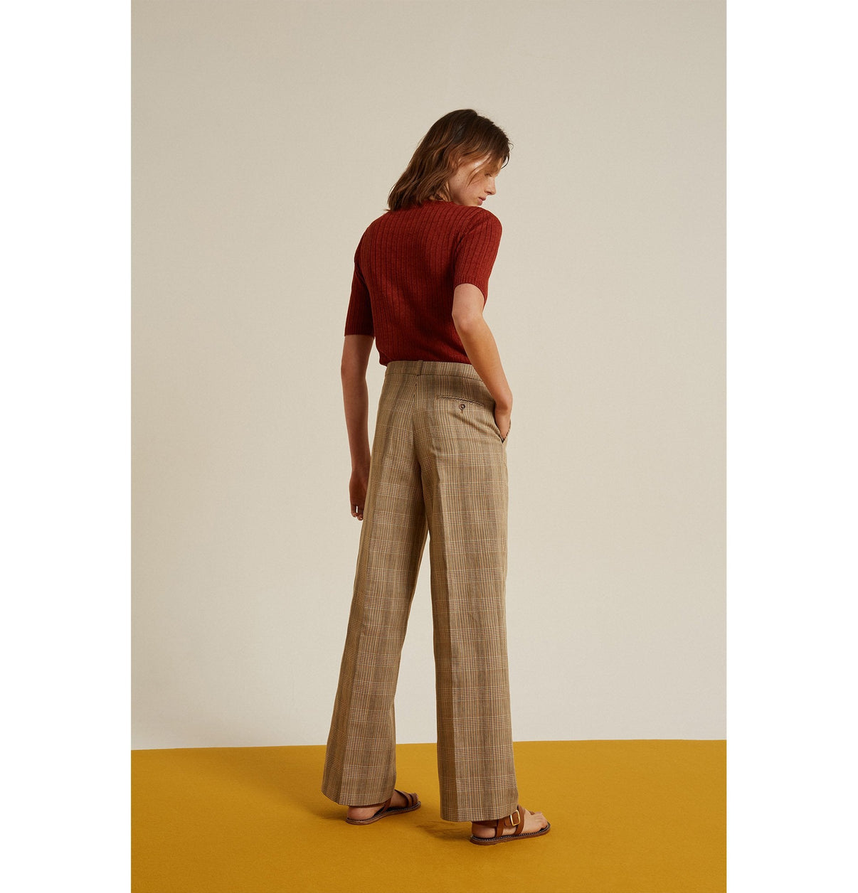 Pull DELON ROUGE vue 2