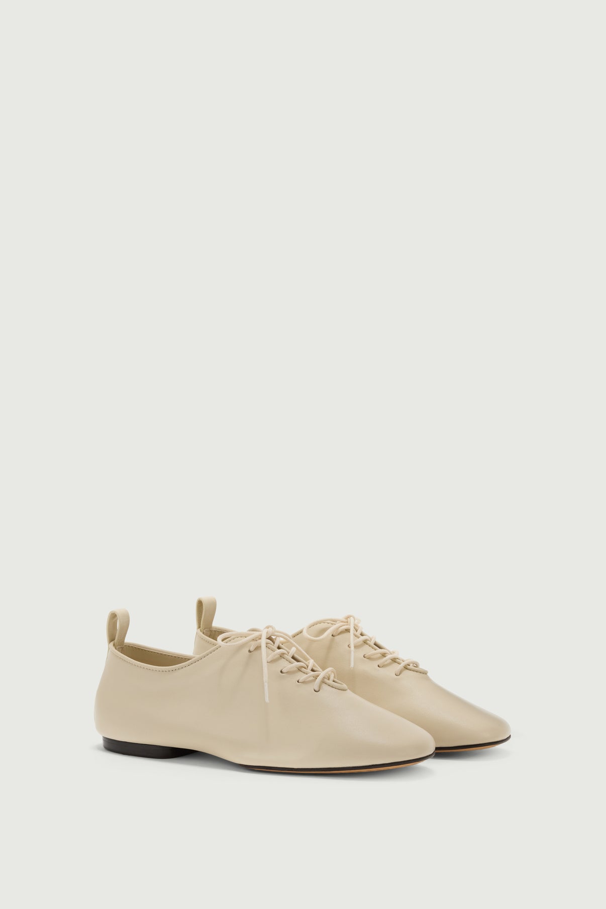 Derbies Orso - Ivoire Cuir Souple Femme - Soeur vue 4