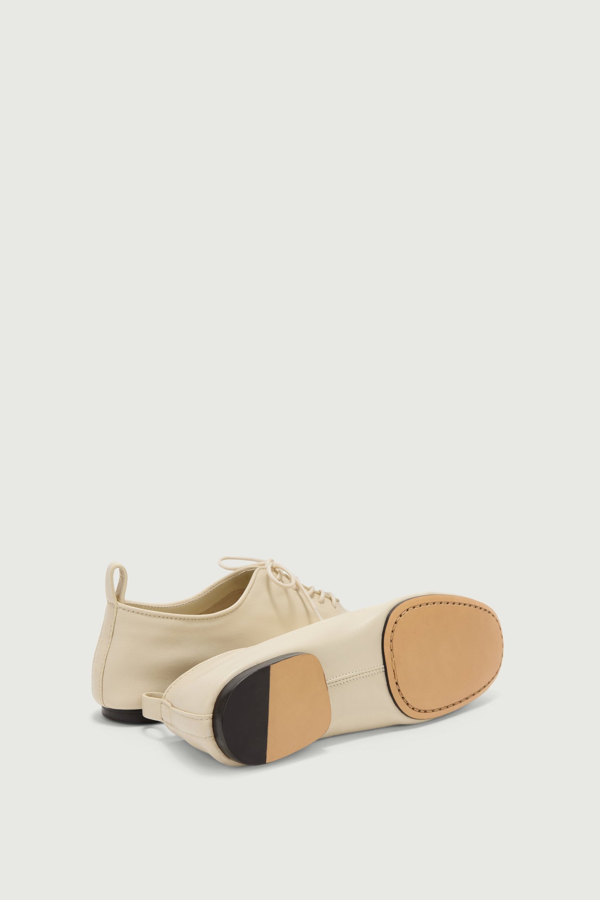 Derbies Orso - Ivoire Cuir Souple Femme - Soeur vue 6
