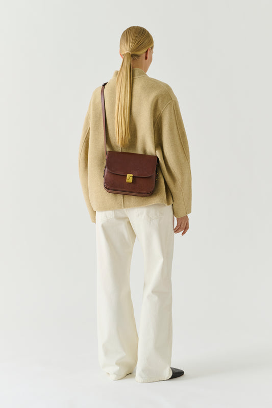 Sac Bellissima Maxi - Cognac Cuir - Soeur
