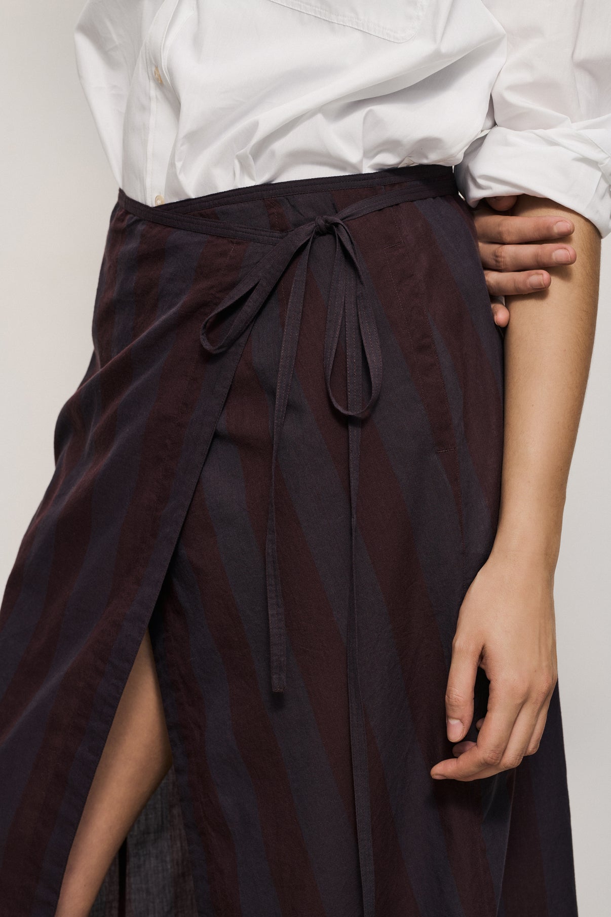 JUPE LA GONNA BORDEAUX vue 3