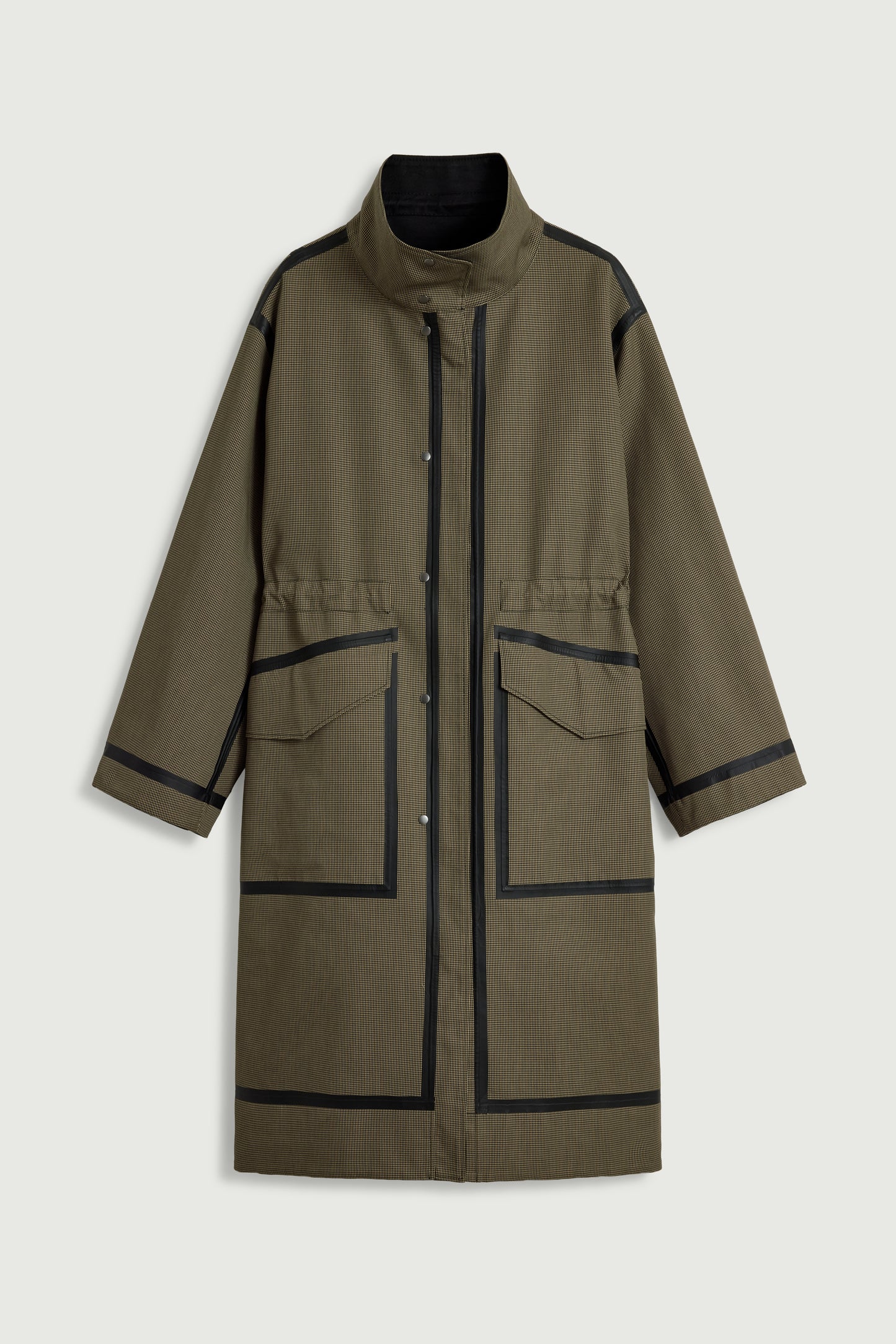 Manteau Luce - Noir/Beige - Coton - Femme