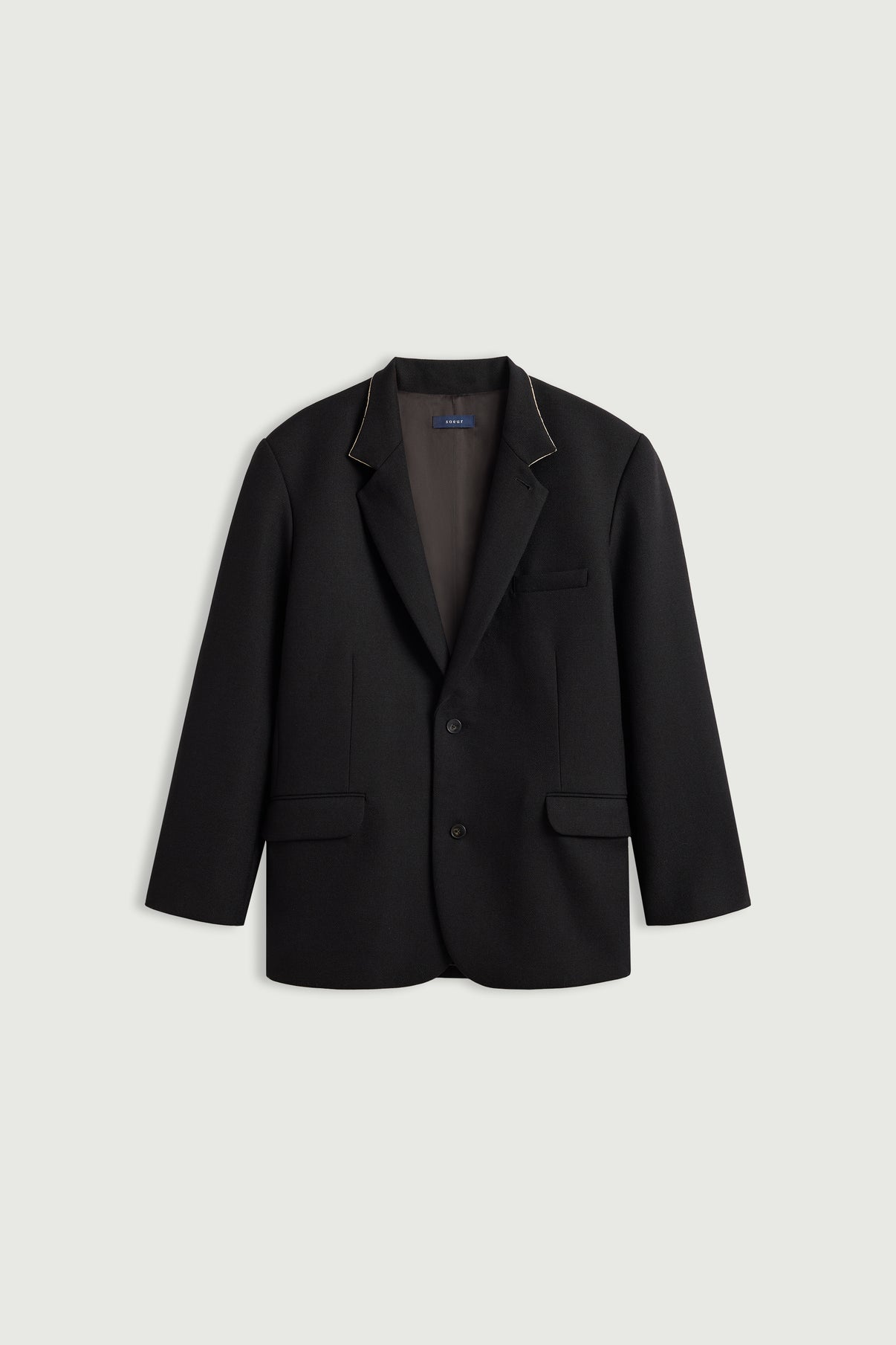 Manteau Lars - Noir - Laine - Femme vue 7