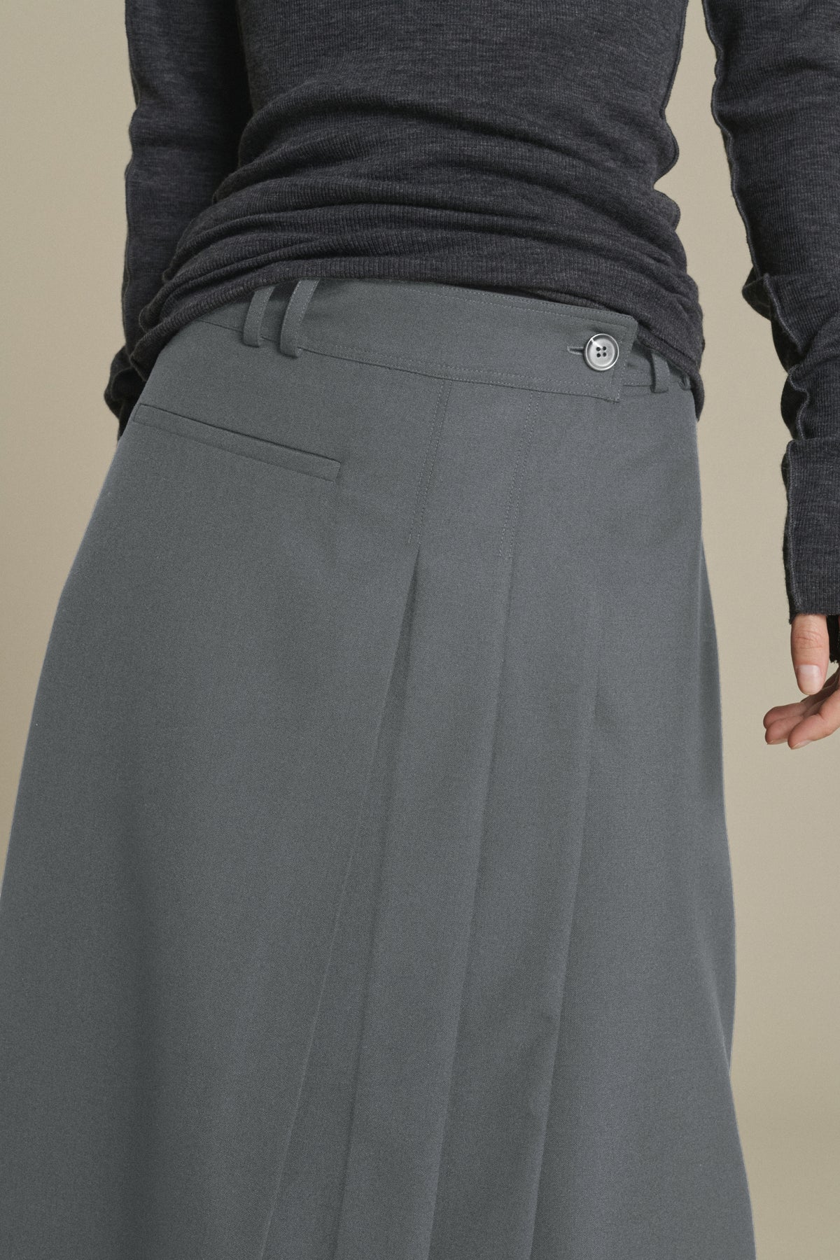 Jupe Varna- Gris Chiné - Femme