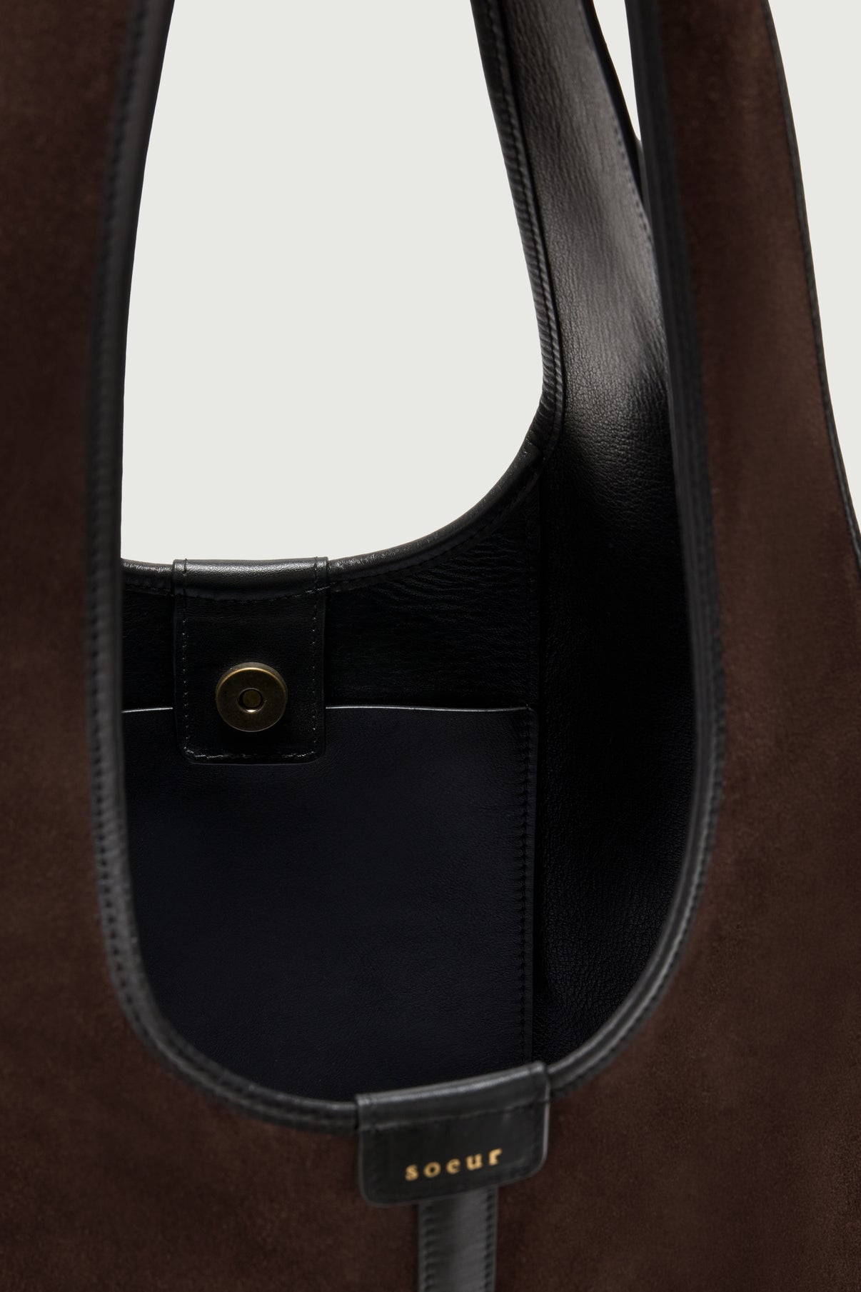 Cabas Douce - Marron Foncé - Cuir - Femme vue 4
