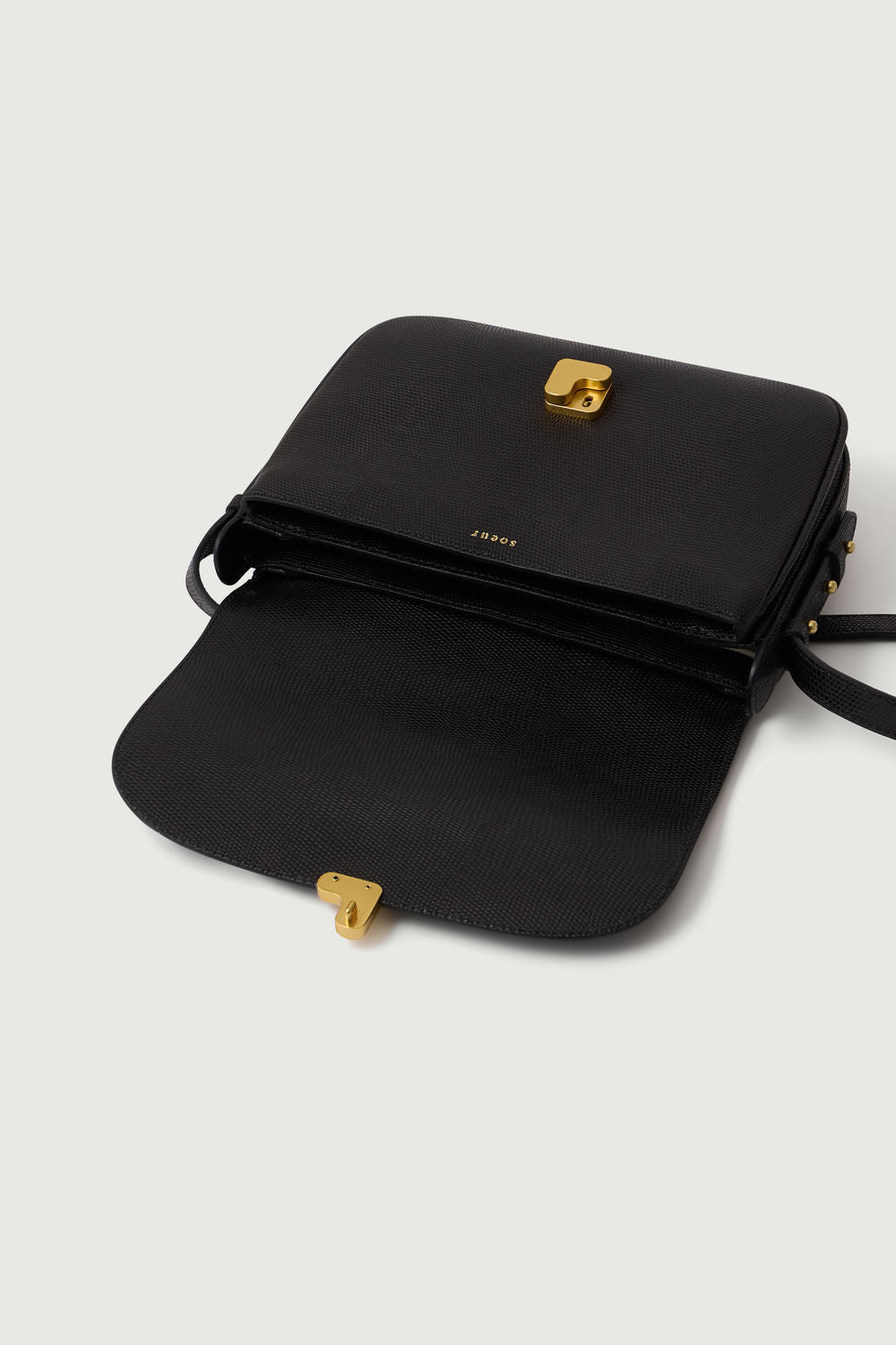 Sac Bellissima Maxi - Noir - Cuir - Femme vue 4