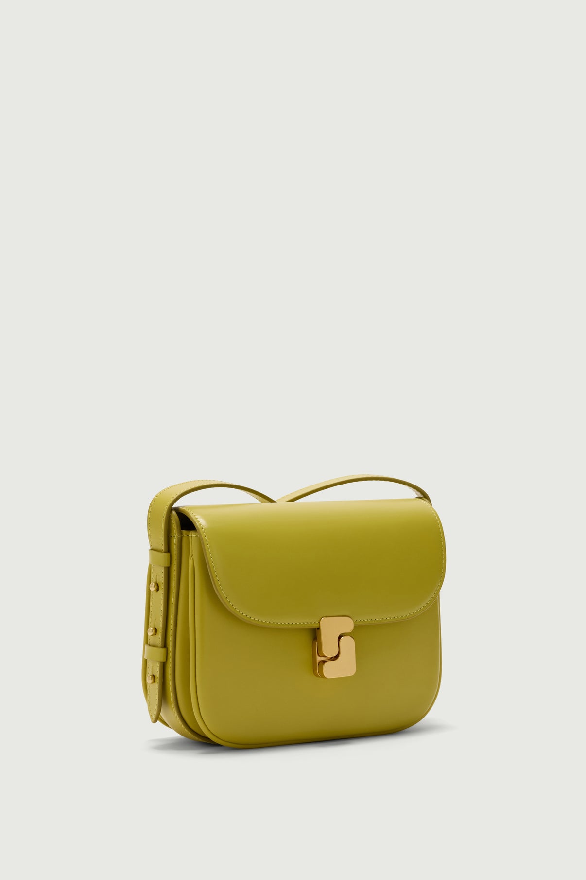 Bellissima Mini bag - Neon Yellow - Leather - Women vue 3
