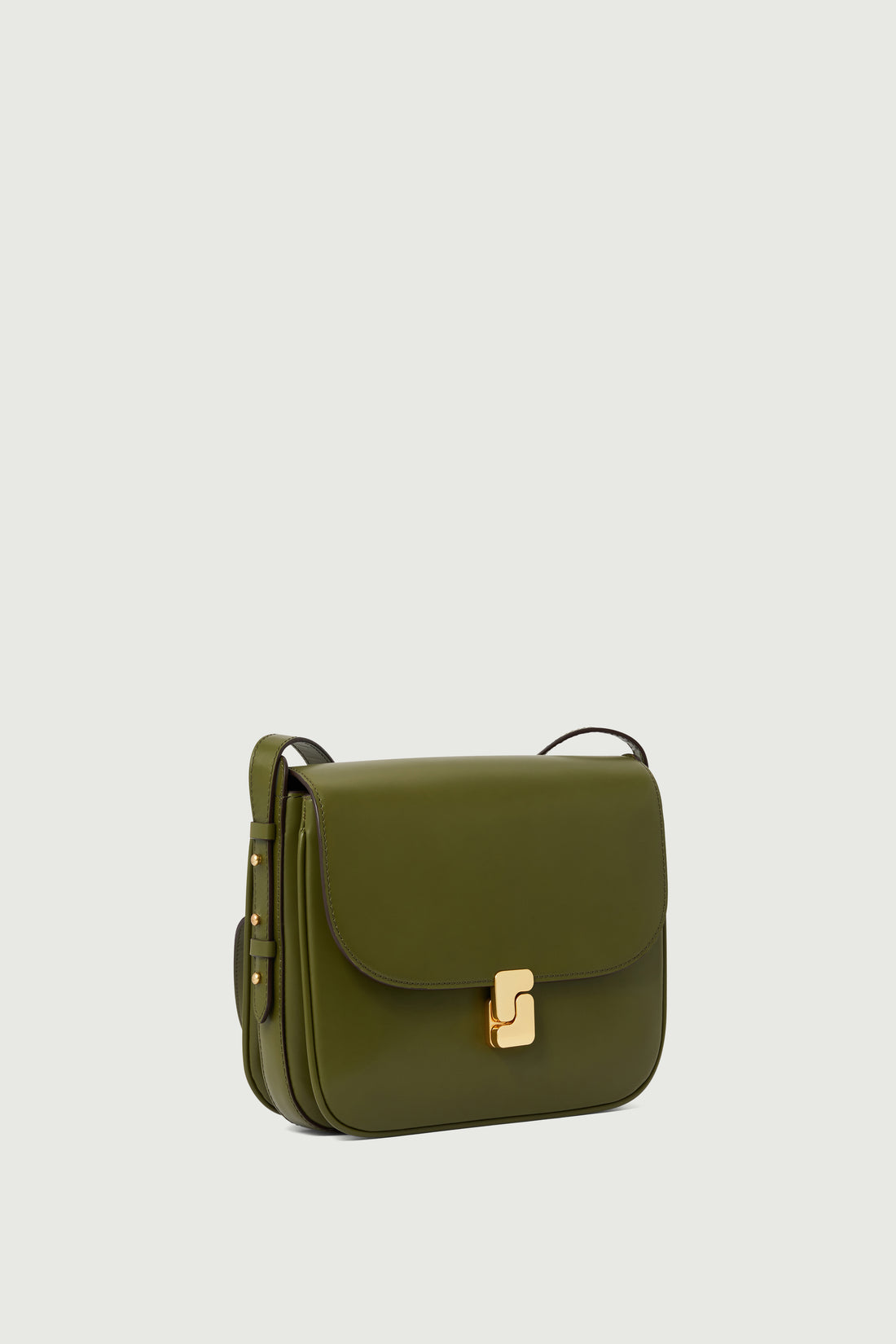 Sac Bellissima Maxi - Vert Olive - Cuir - Femme