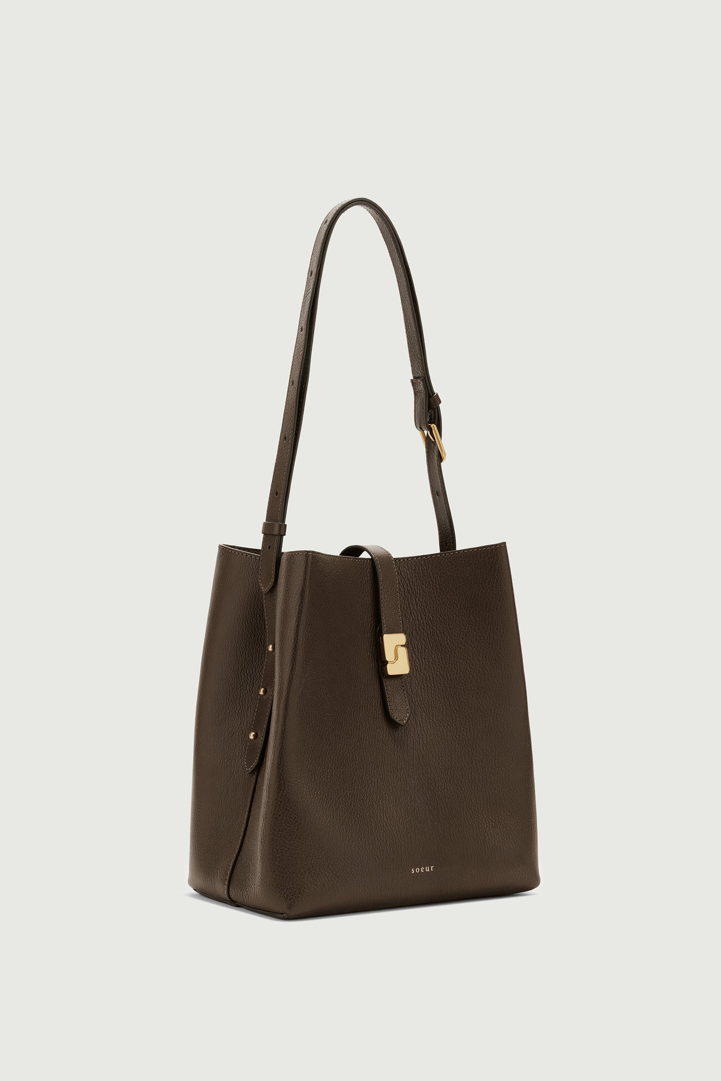 Bello bag - Dark Khaki - Leather - Women