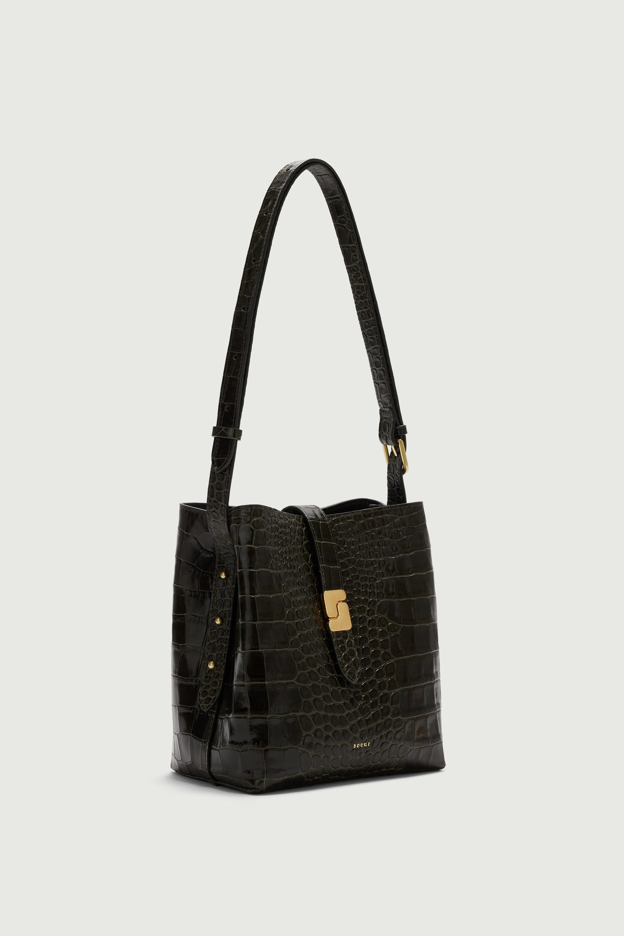 EASY BUCKET MUTE レザー ほぼ新品 giveton gelin! Leather Bucket Bags for Women - Soeur