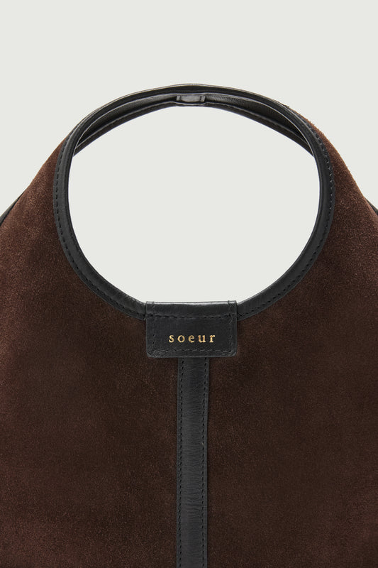 Sac Douce Mini - Marron Foncé - Cuir - Femme