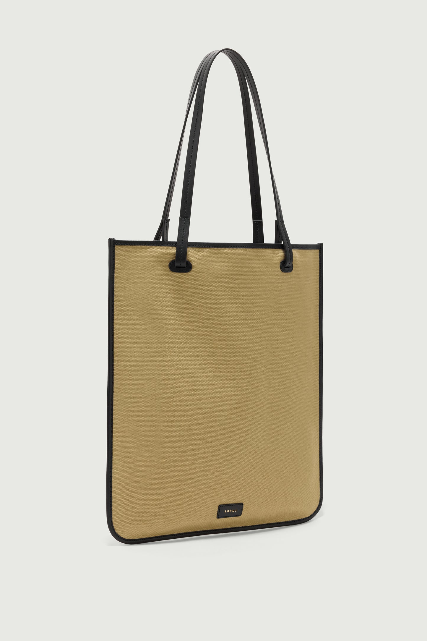 Sac Darlington - Beige/Noir - Coton - Femme
