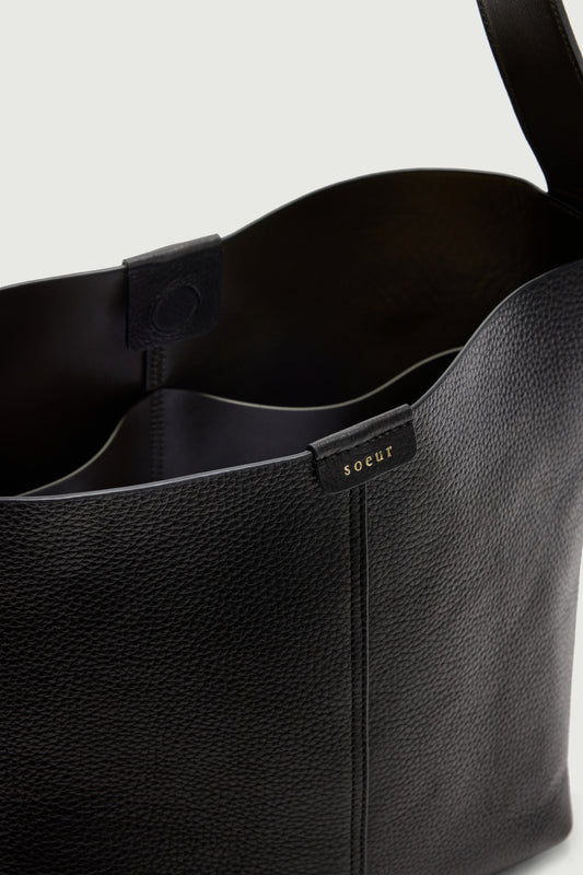 Sac Saudade Mini - Noir - Cuir - Femme