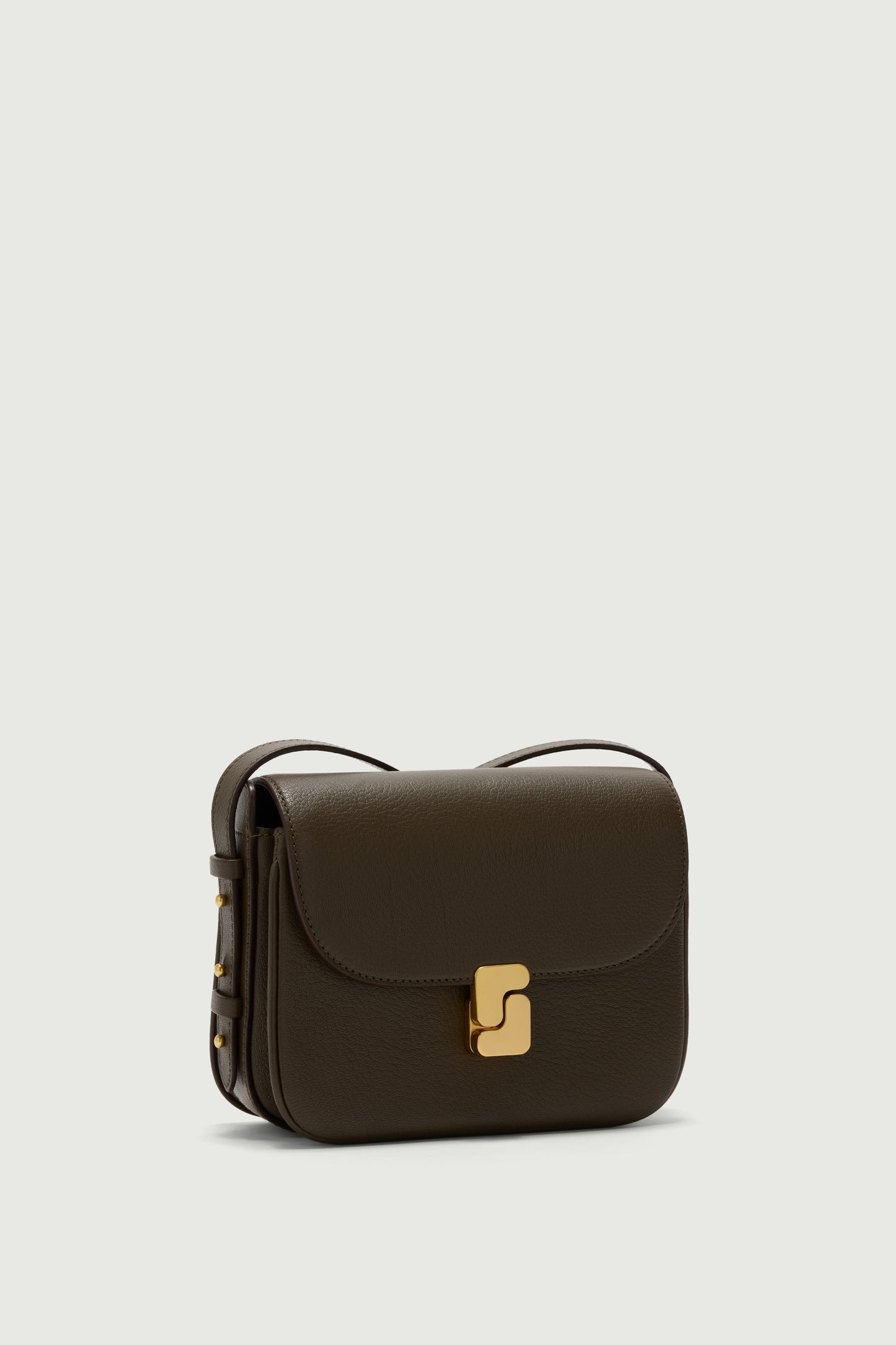 Sac Bellissima Mini - Kaki Foncé - Cuir - Femme