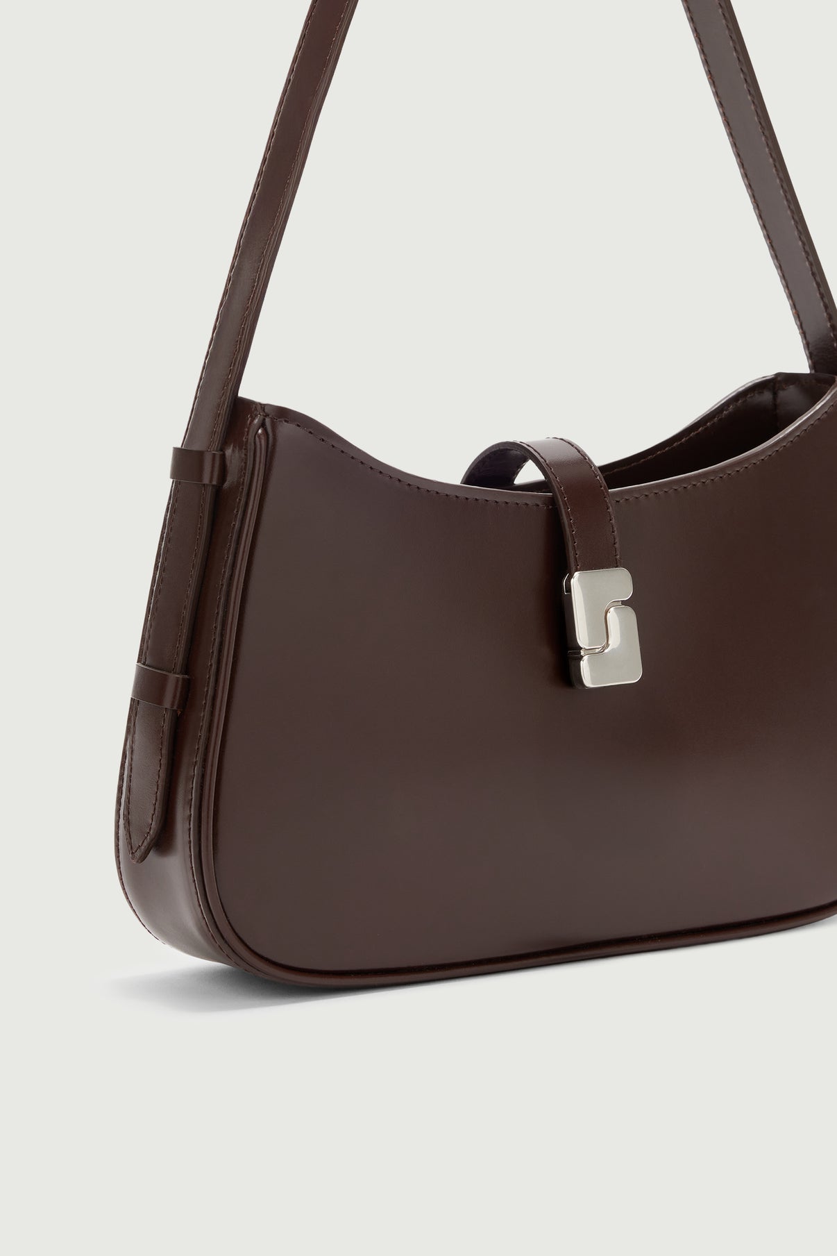 Sac Bonnie - Chocolat - Cuir - Femme vue 3