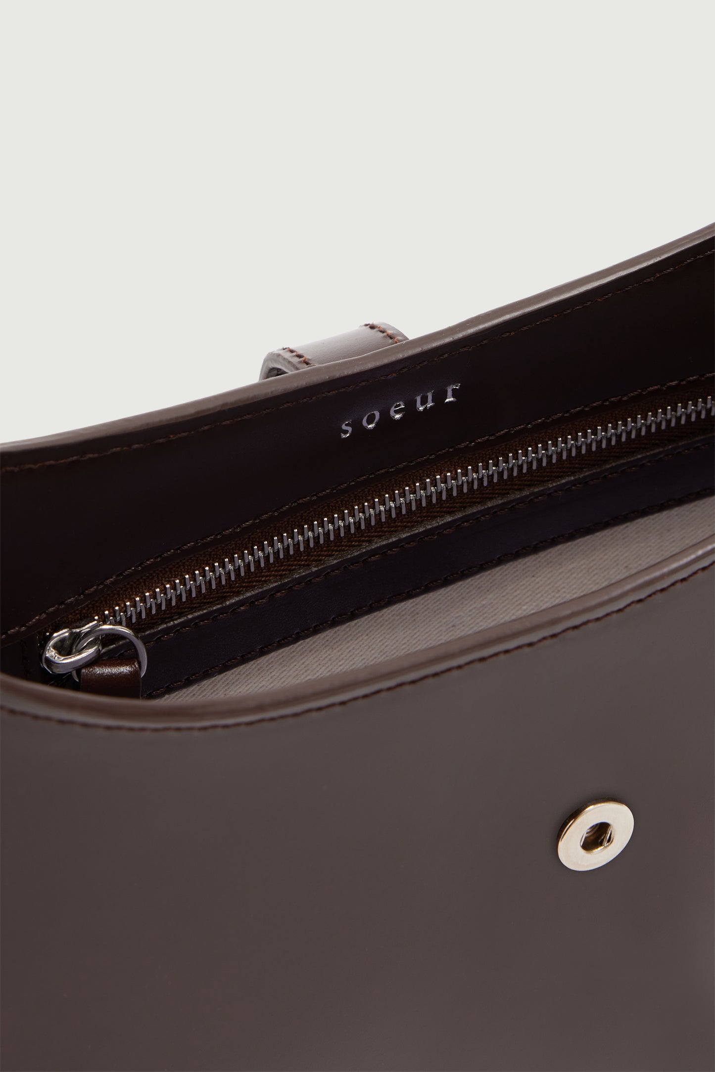 Sac Bonnie - Chocolat - Cuir - Femme